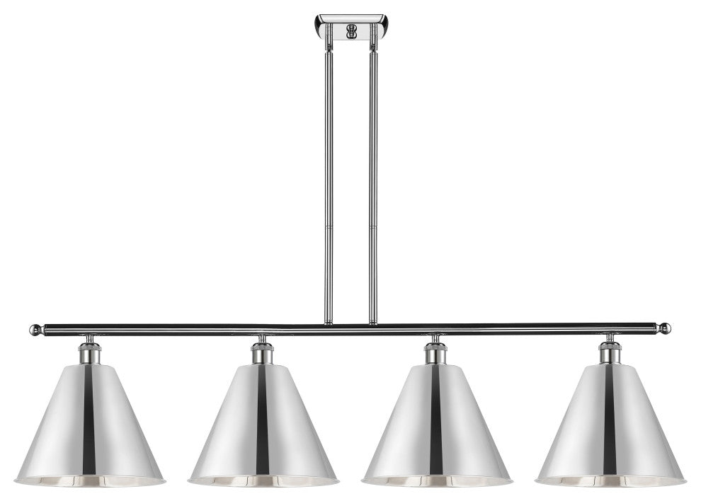 Ballston Cone Island Light, Polished Chrome, Polished Chrome