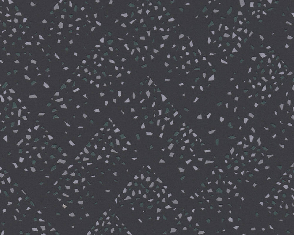 Sample, Modern Textured Wallpaper Featuring Woven Wood, 373945