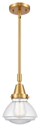 Innovations 447-1S-SG-G322 Olean 1 Light 6.75" Mini Pendant, Satin Gold