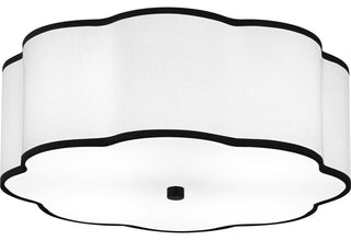 Quoizel QSF6179 Mabry 4 Light 16"W Semi-flush Drum Ceiling - Matte Black