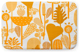 24" x 17" Flower Forest Bathmat, Mango