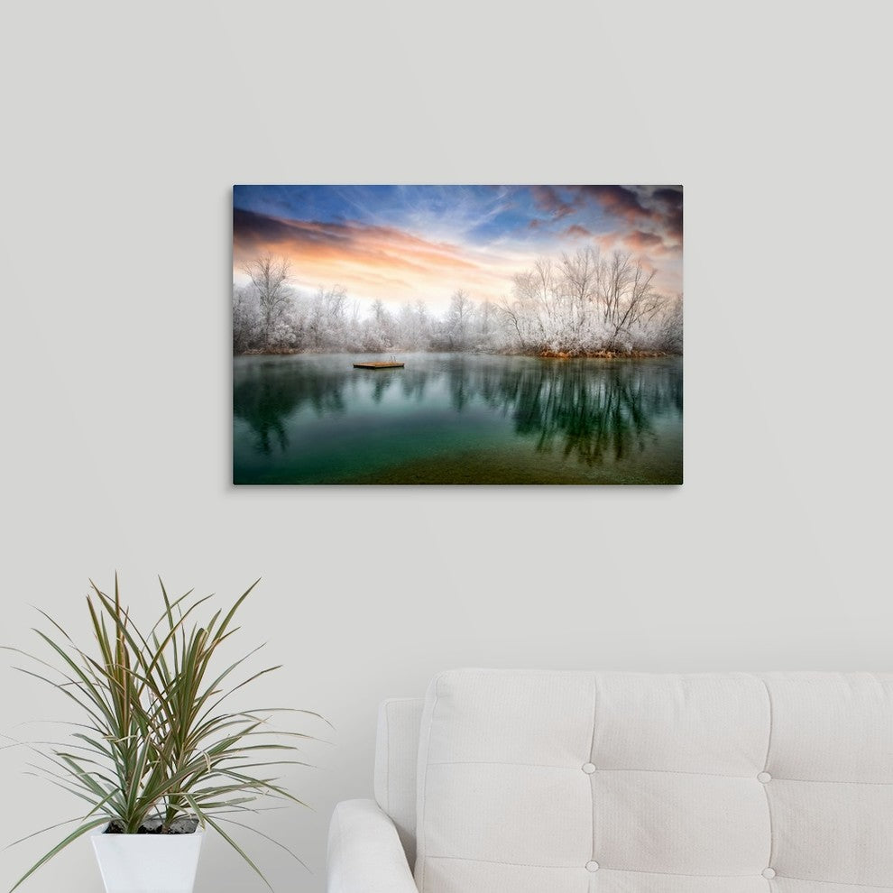 "Life Is a Song in Me" Wrapped Canvas Art Print, 24"x16"x1.5"