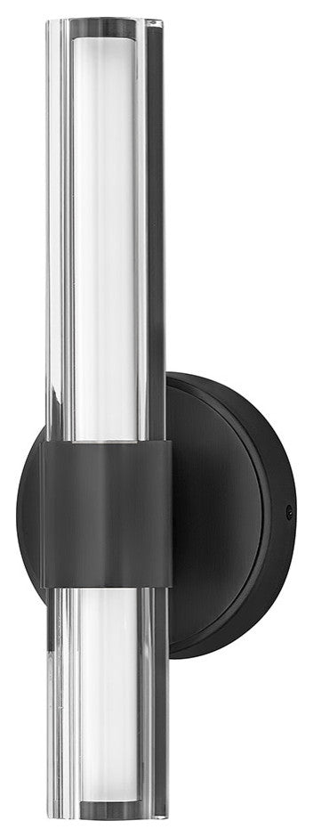 Hinkley Georgette Medium Led Sconce, Black
