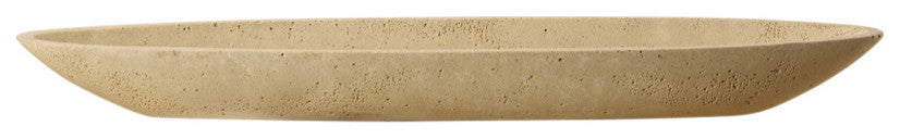 Uttermost Vessel Cast Canoe Bowl, Ivory