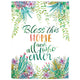Flag Bless This Home Succulents 13x18