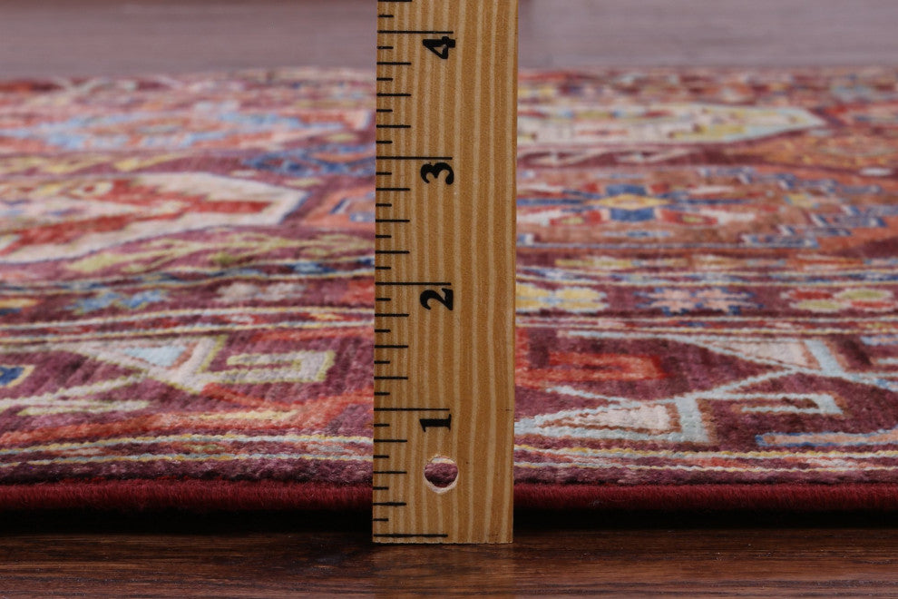 Hand Knotted Bokhara Wool Rug 4' 0" X 6' 4" - Q12157