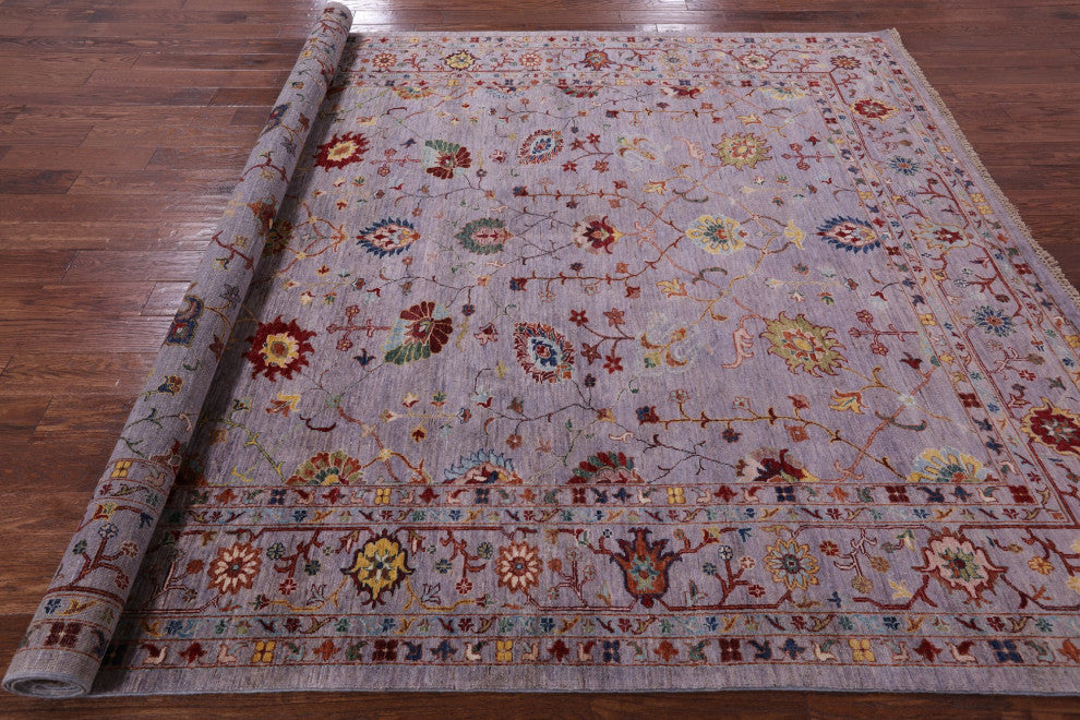 Persian Tabriz Handmade Wool Rug 8' 2" X 10' 11" Q7665