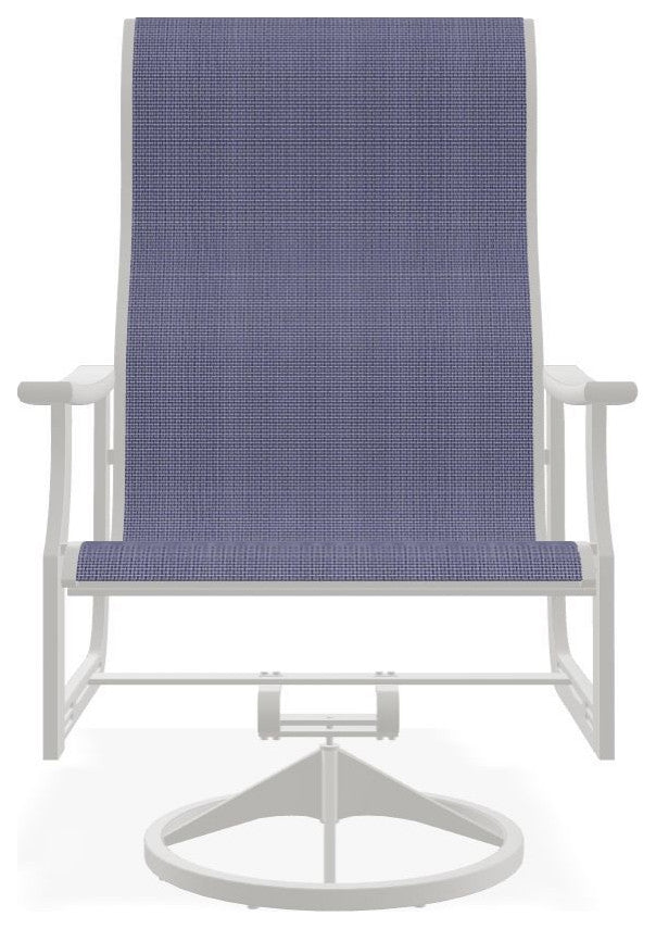 St. Catherine Sling Outdoor Supreme Swivel Rocker, Breeze/Snow