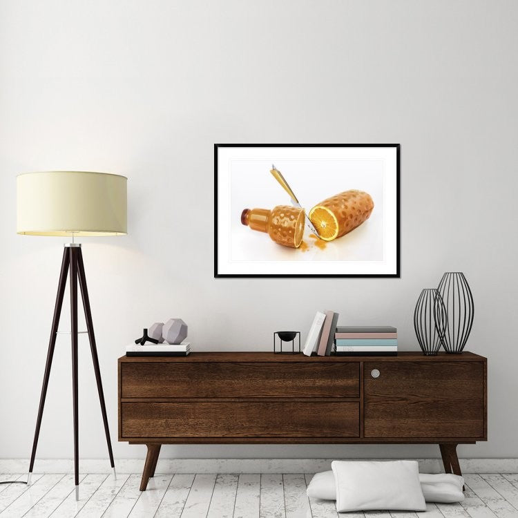 "100 Percent Natural" Framed Digital Print by Jesus M. Garcia, 44x32"