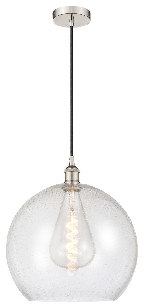 Innovations 616-1P-PN-G124-14 1-Light Pendant, Polished Nickel