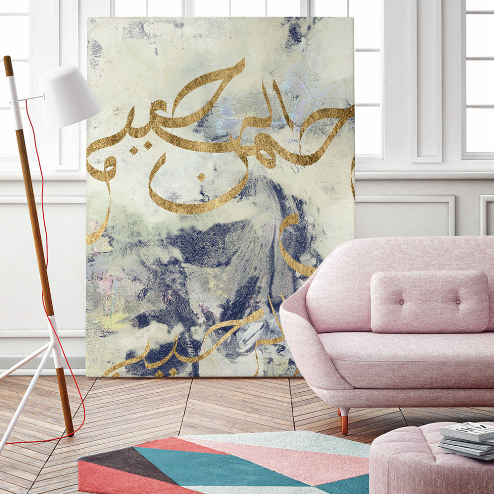 "Arabic Encaustic I" Fine Art Giant Canvas Print, 54"x72"
