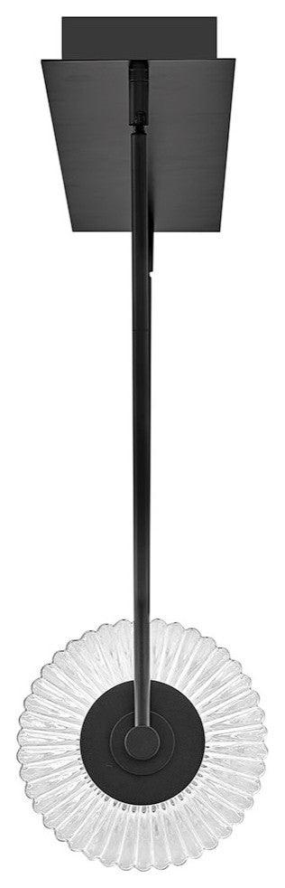 Fredrick Ramond Reign Medium Five Light Led Linear, Black