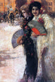 Cecilio Pla y Gallardo Mujeres a los Toros, Gallery Wrapped Canvas, 18"x27"