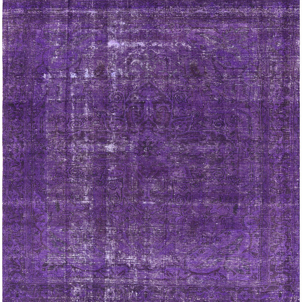 Ahgly Company Indoor Square Mid-Century Modern Area Rugs, 7' Square