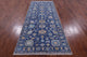 Runner Turkish Oushak Handmade Wool Rug 4' 0" X 10' 2" - Q13467
