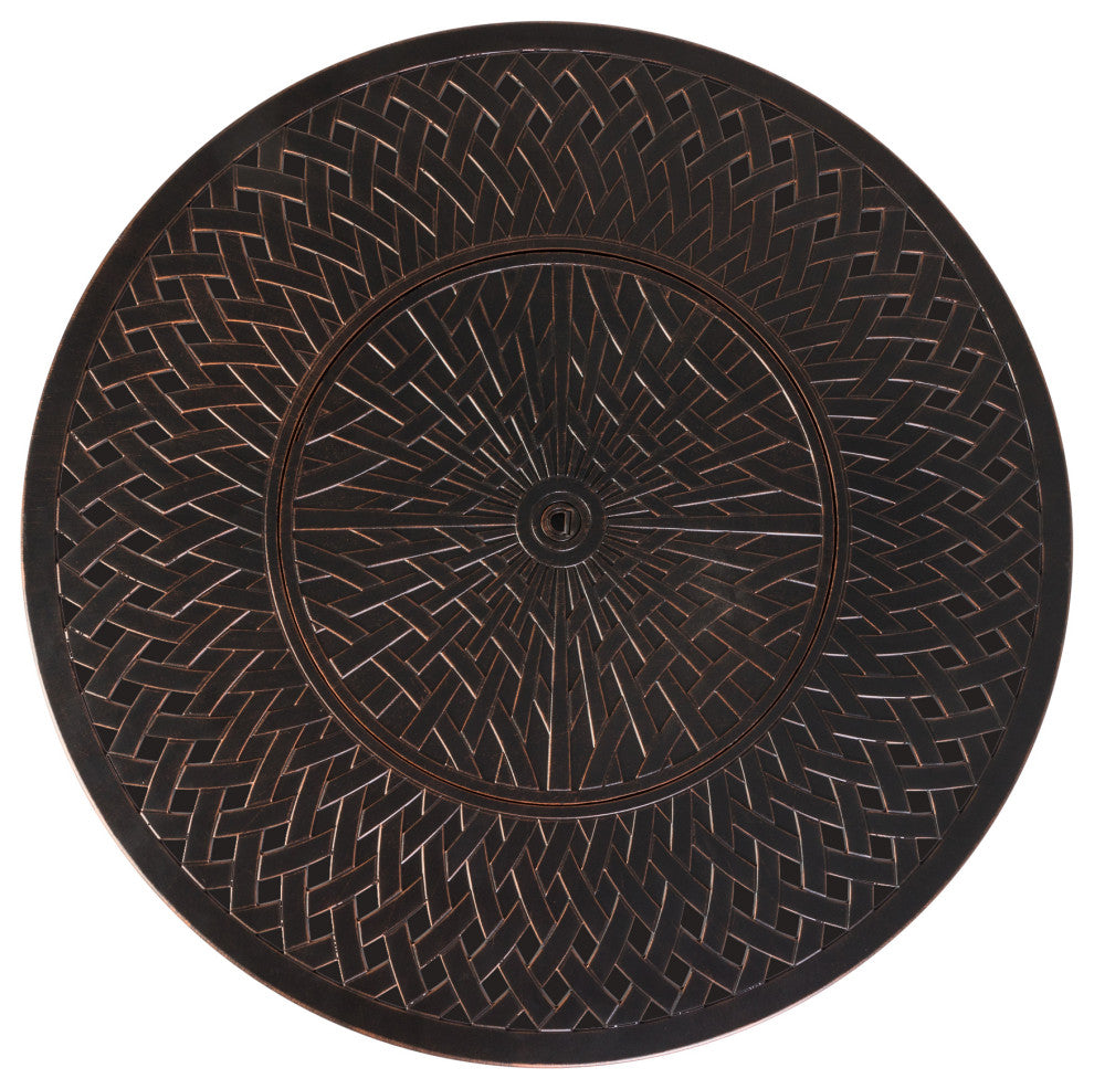 Verona Aluminum Round LPG Fire Pit