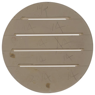 16"W x 16"H Round Gable Vent Louver, Functional