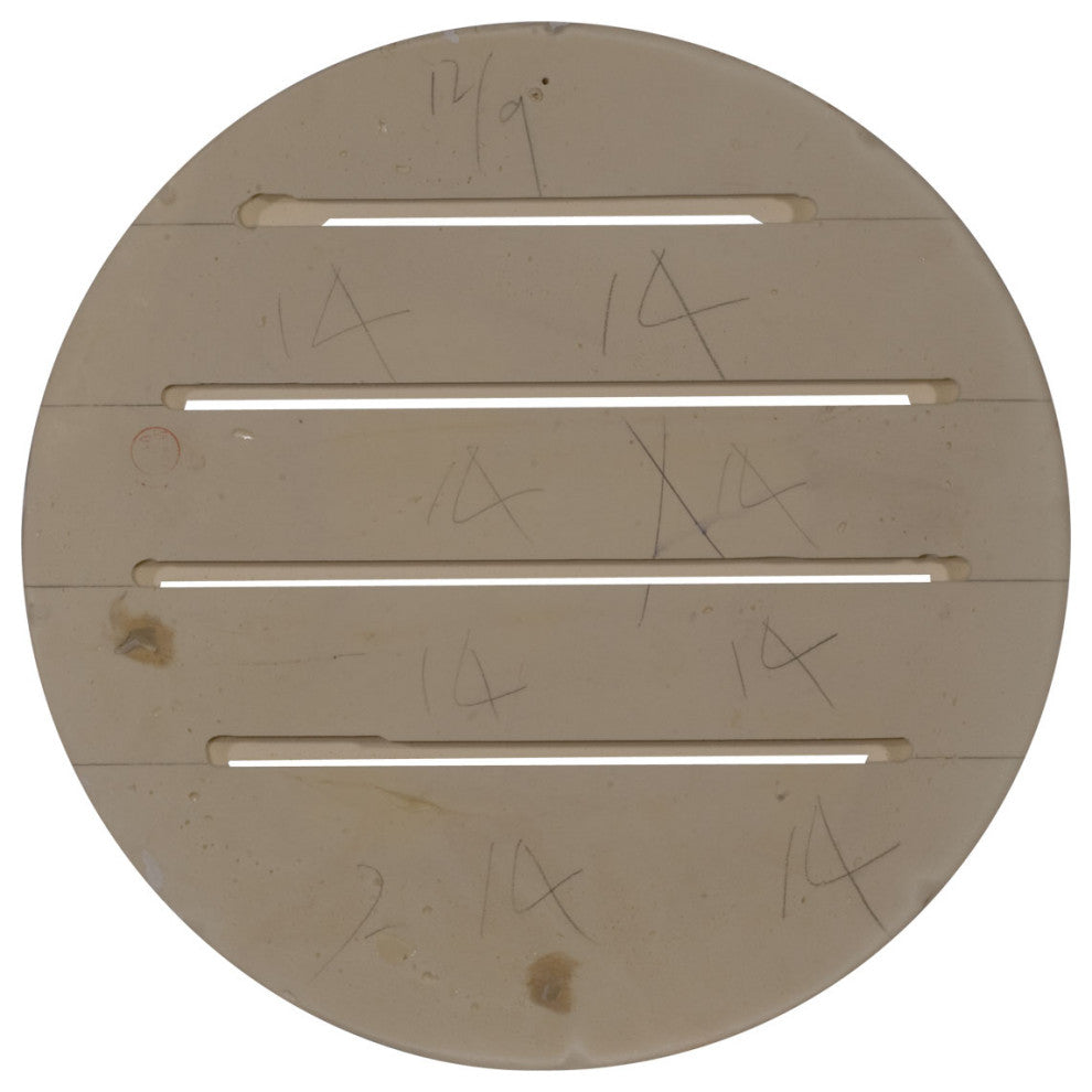 16"W x 16"H Round Gable Vent Louver, Functional