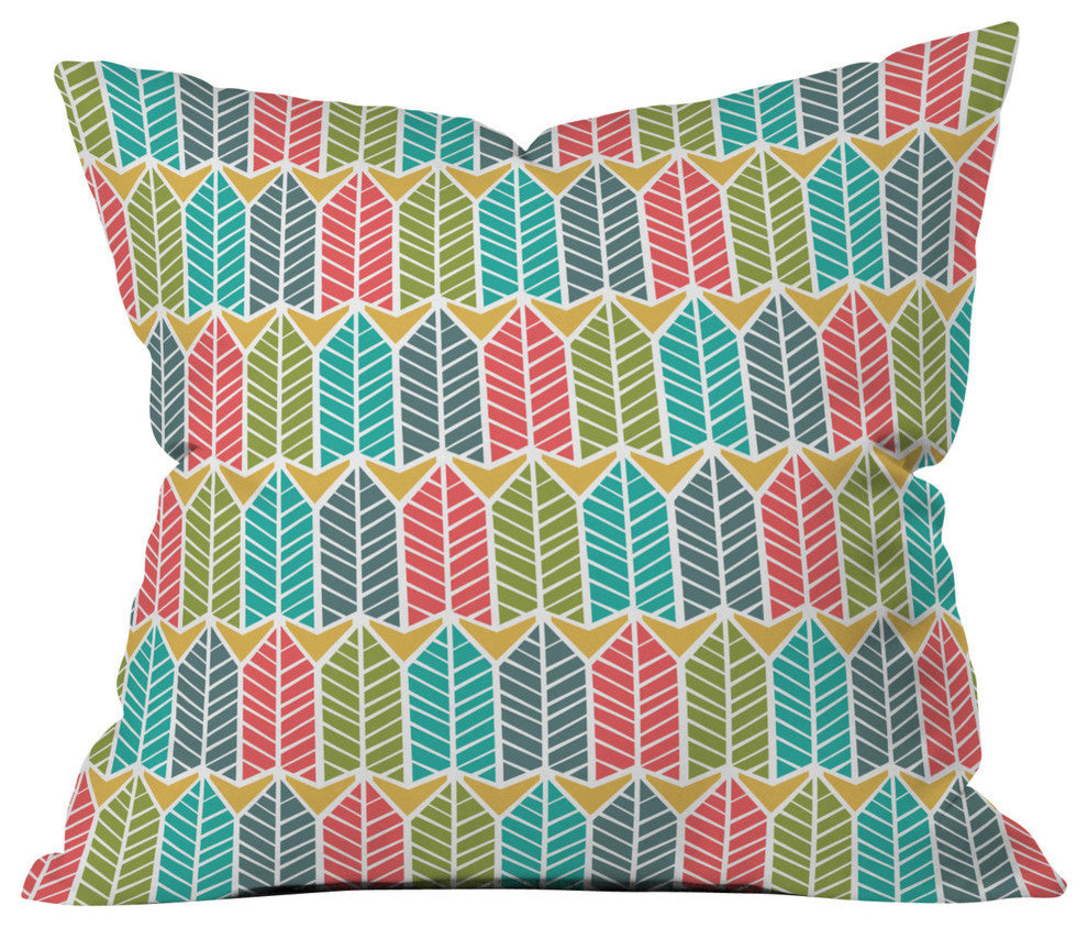 Heather Dutton Arboretum Leafy Multi Outdoor Throw Pillow