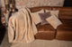 Luzio Beige Conscious Wool Pillow 15.7x15.7