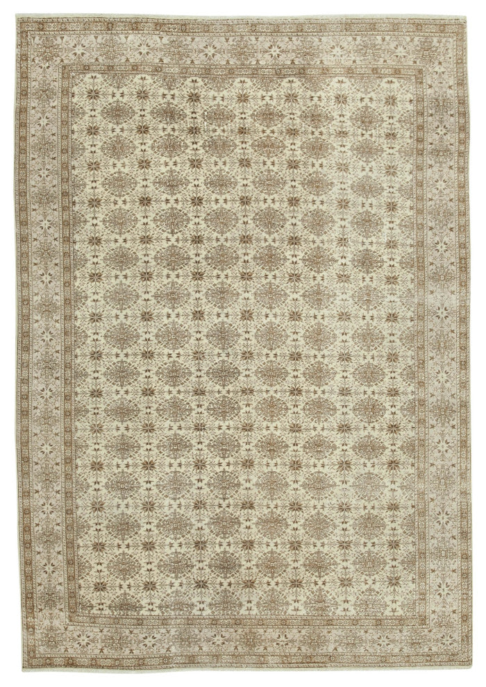 Rug N Carpet - Hand-knotted Turkish 6' 5'' x 9' 9'' Decorative Area Rug