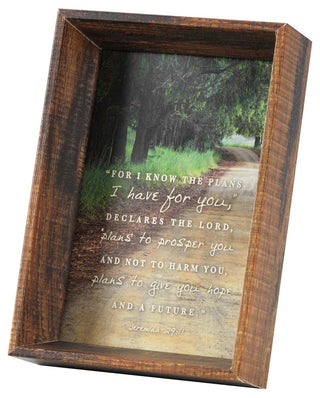 For I Know Jer 29:11, Tabletop Photo Frame