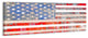 "USA Flag" Fine Art Canvas Print, 30"x10"