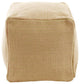 Woven Jute Pouf, Green