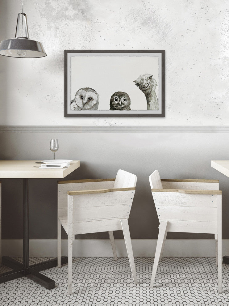 "The Big Eyes" Framed Painting Print, 18"x12"