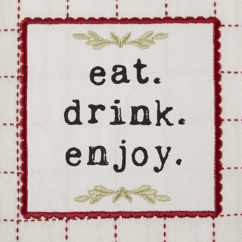 Barn Red Home Sweet Farmhouse Kitchen (Set of 4)