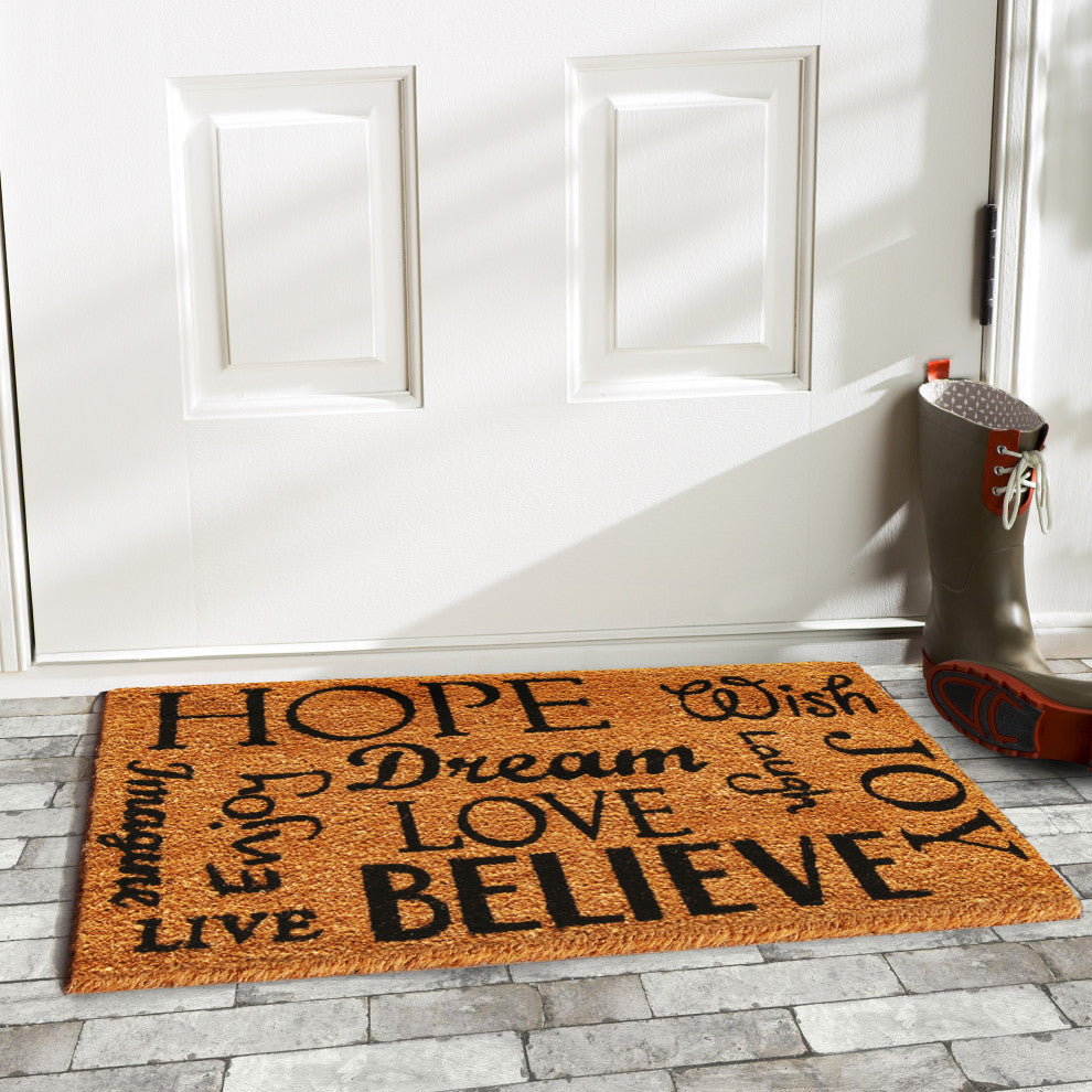 Hope Dream Believe Doormat, 24*36