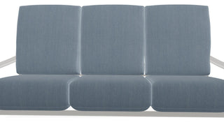 St. Catherine Deep Seat 3-Seat Outdoor Sofa, Canvas Haze/Snow