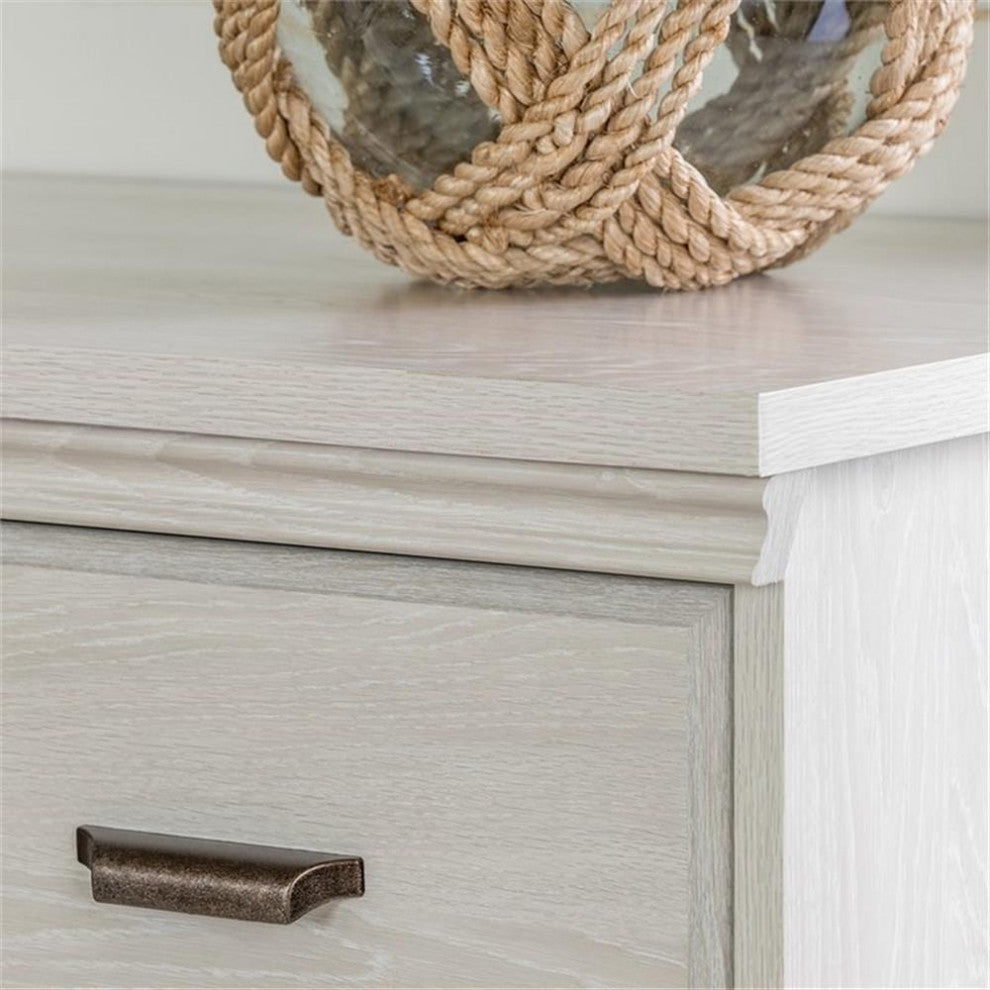 South Shore Versa 5 Drawer Chest in Winter Oak