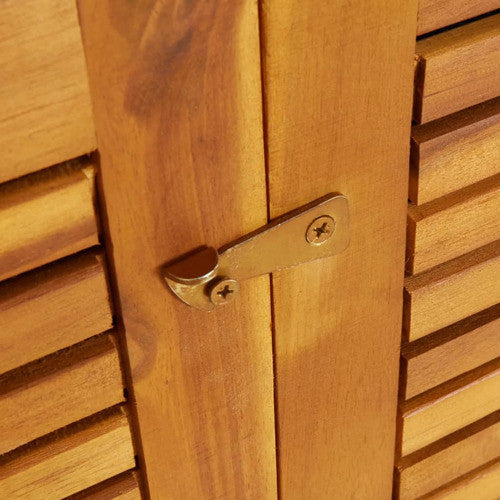 vidaXL Patio Storage Box Outdoor Lockable Storage Tool Chest Solid Wood Acacia