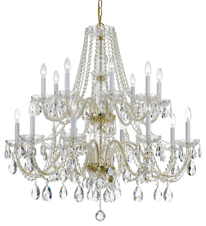 Crystorama Traditional Crystal 14-Light Chandelier