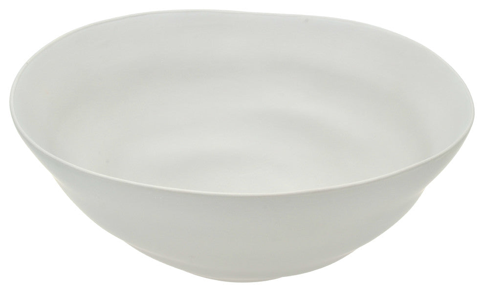 Ripple Serving Bowl, White