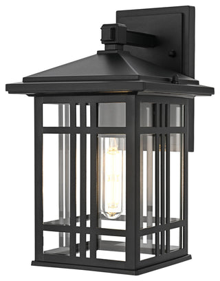 Home Living 13" Outdoor Wall sconce, Black
