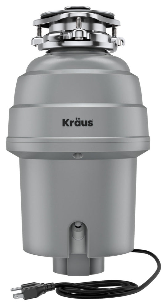 WasteMate Continuous Feed Garbage Disposal, 3/4 HP Motor for Kitchen Sink