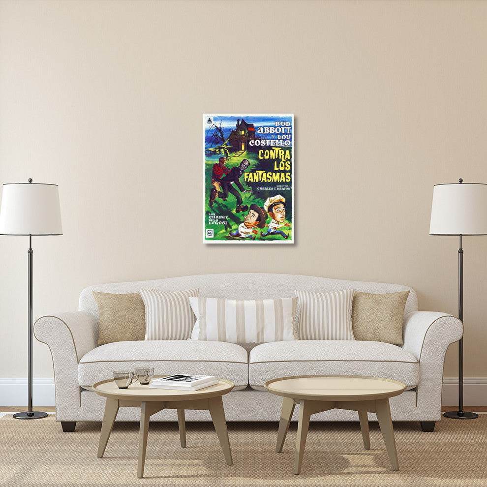 Abbott and Costello, Spanish, Meet The Ghosts, 28x40