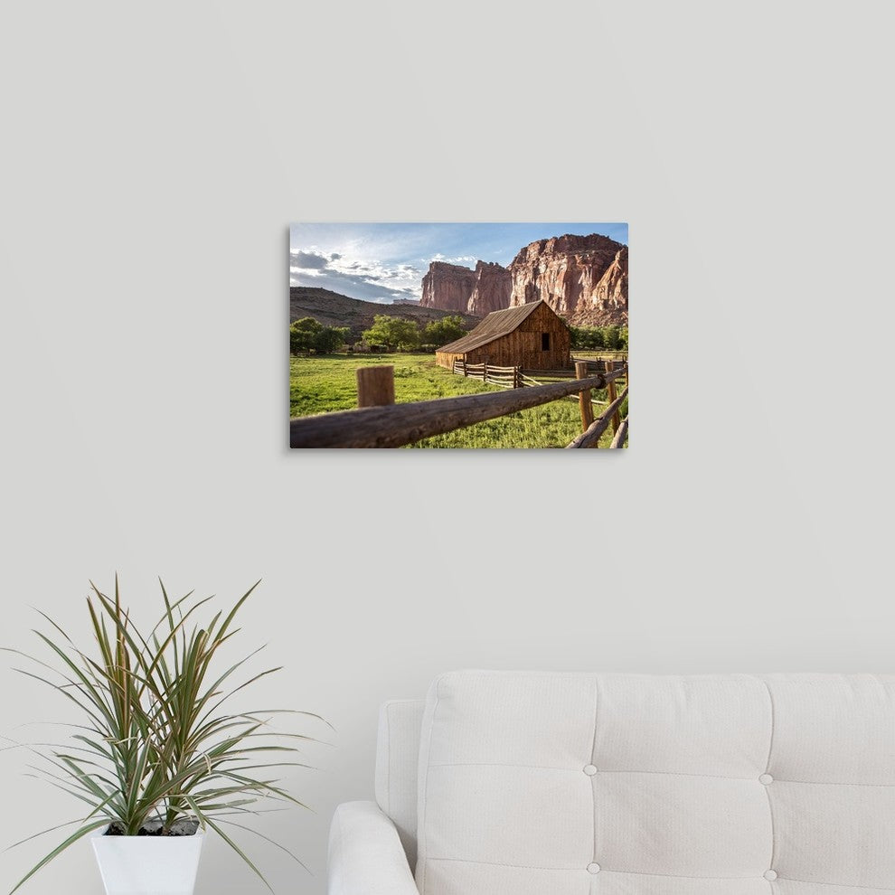 "Gifford Homestead at Capitol Reef National Park" Wrapped Canvas Art Print, 1...
