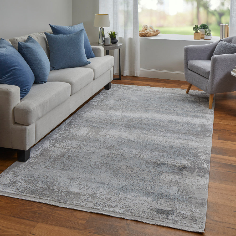 Weave & Wander Lindstra Light Gray Rug, 2'2"x3'2"