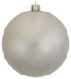 Vickerman 10" Silver Candy Ball Ornament