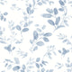 Dancing Leaves Peel and Stick Wallpaper, Blue