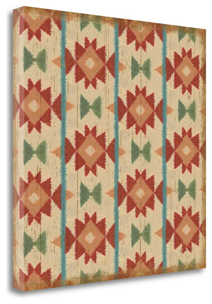 "Country Mood Tile VI" By James Wiens, Giclee Print on Gallery Wrap Canvas