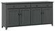 70" Traditional Shaker Sideboard Buffet, Gray
