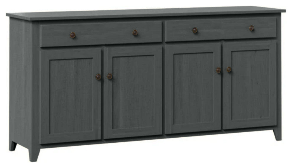 70" Traditional Shaker Sideboard Buffet, Gray