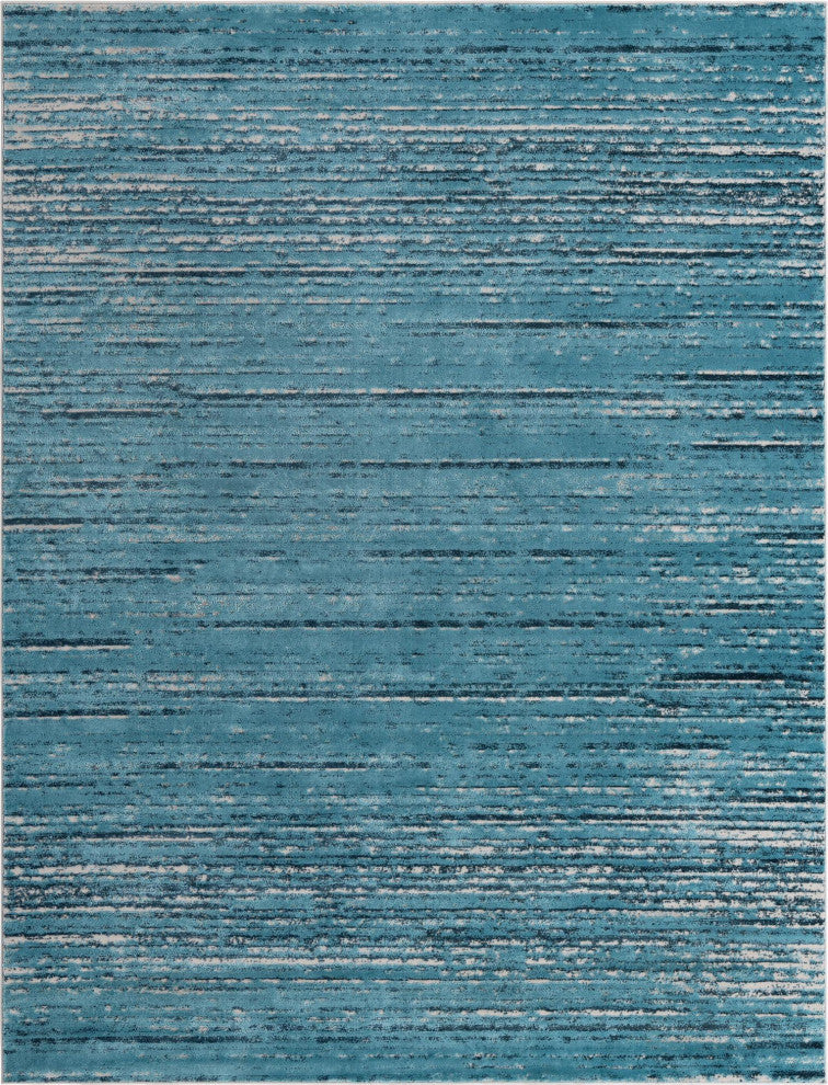 Unique Loom Oasis Calm Area Rug, Blue, 8' 0 X 10' 0 Rectangular
