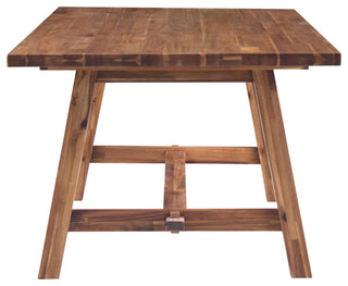 Bedford KD 79" Rect. Dining Table "A" Base, Brushed Brown