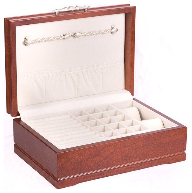 Sophistication Jewel Chest, Solid American Cherry Hardwood