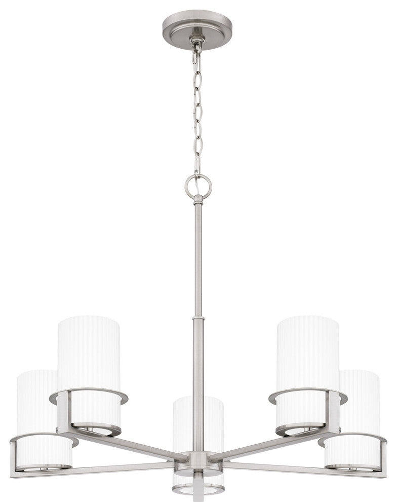 Quoizel SEY5026 Seymour 5 Light 27"W Chandelier - Matte Black
